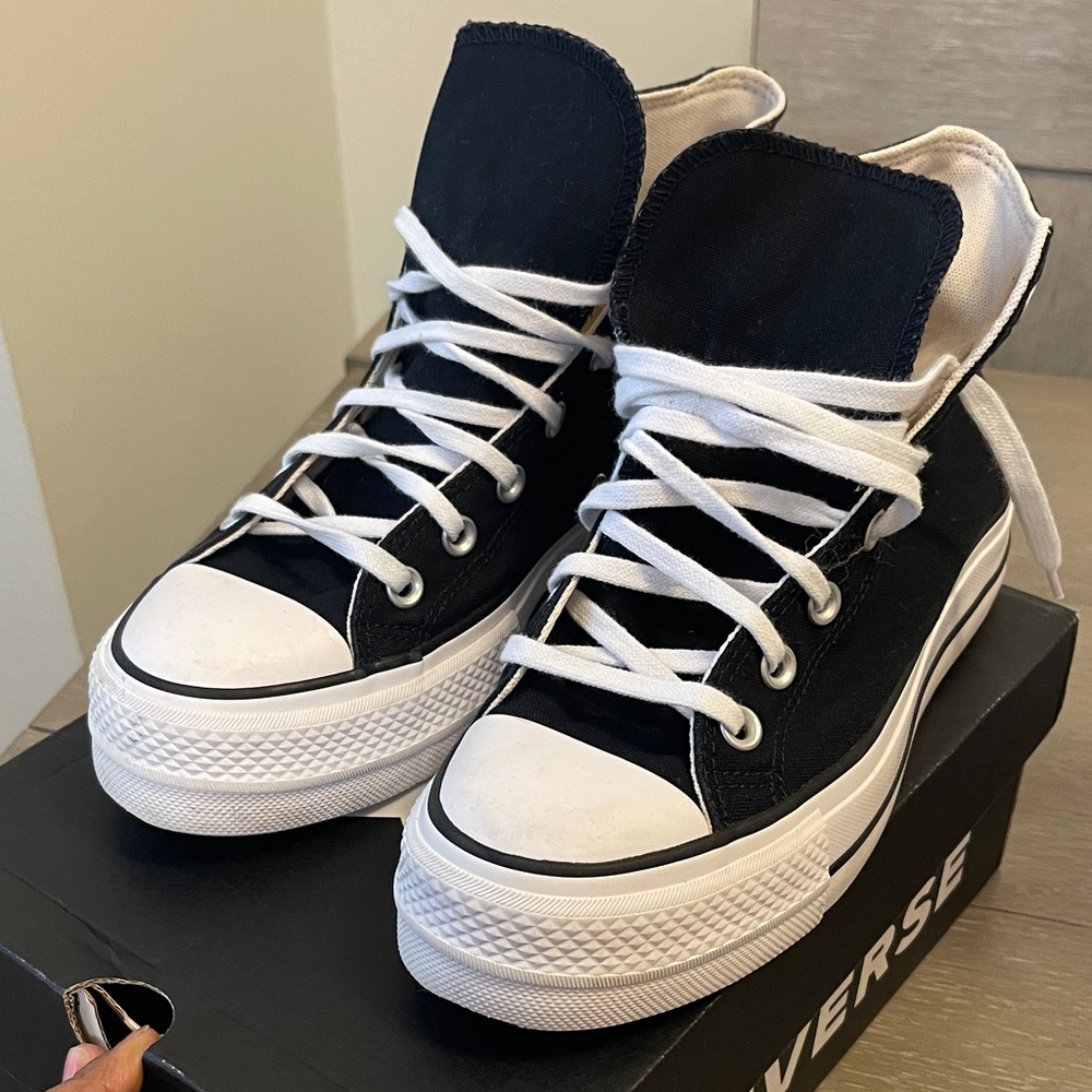 Converse Classic Black and White High-Tops